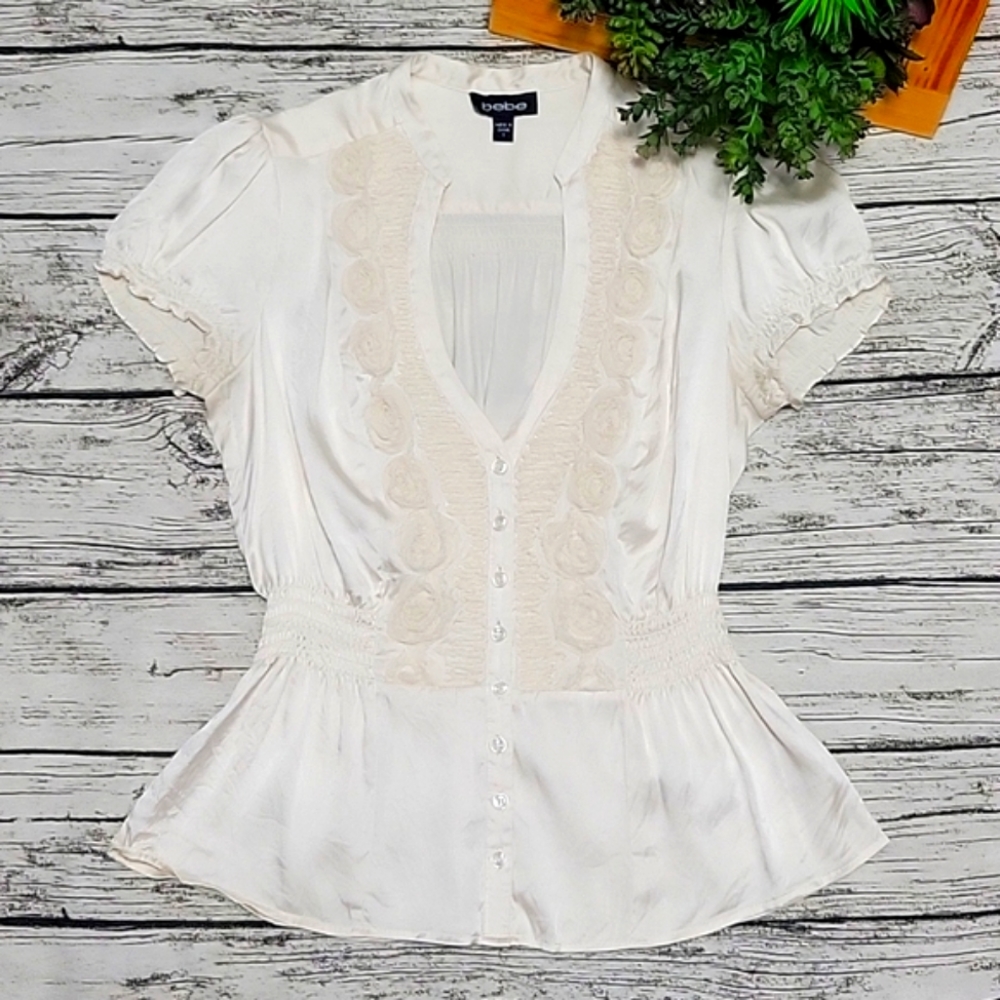 Silk bebe Blouse, Size S